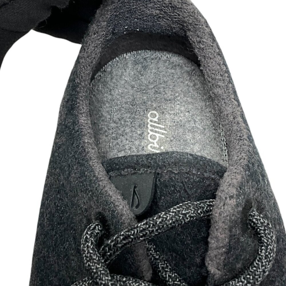 Allbirds Wool Runner Sneakers Charcoal Gray US Size 8 Women's Trainers Lace Up - Picture 11 of 13